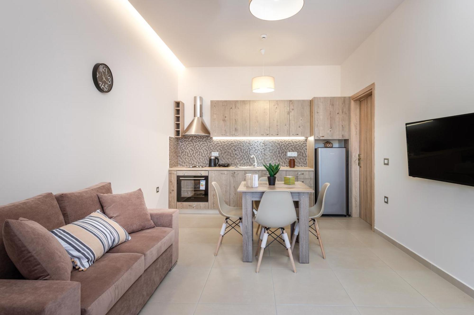 Katsaros Luxury Apts II 5 Min Walk To Beach Planos Exterior foto