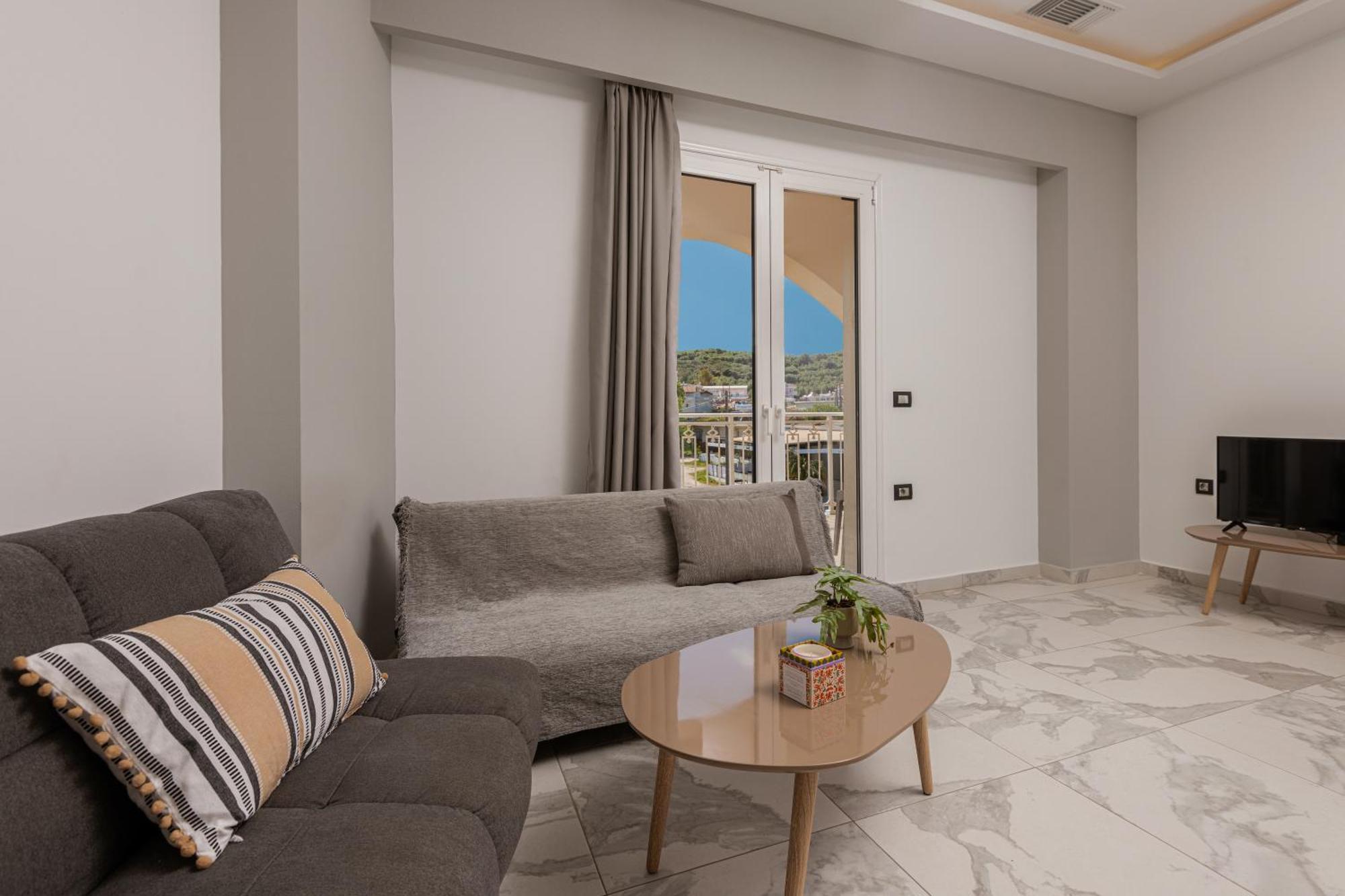 Katsaros Luxury Apts II 5 Min Walk To Beach Planos Exterior foto