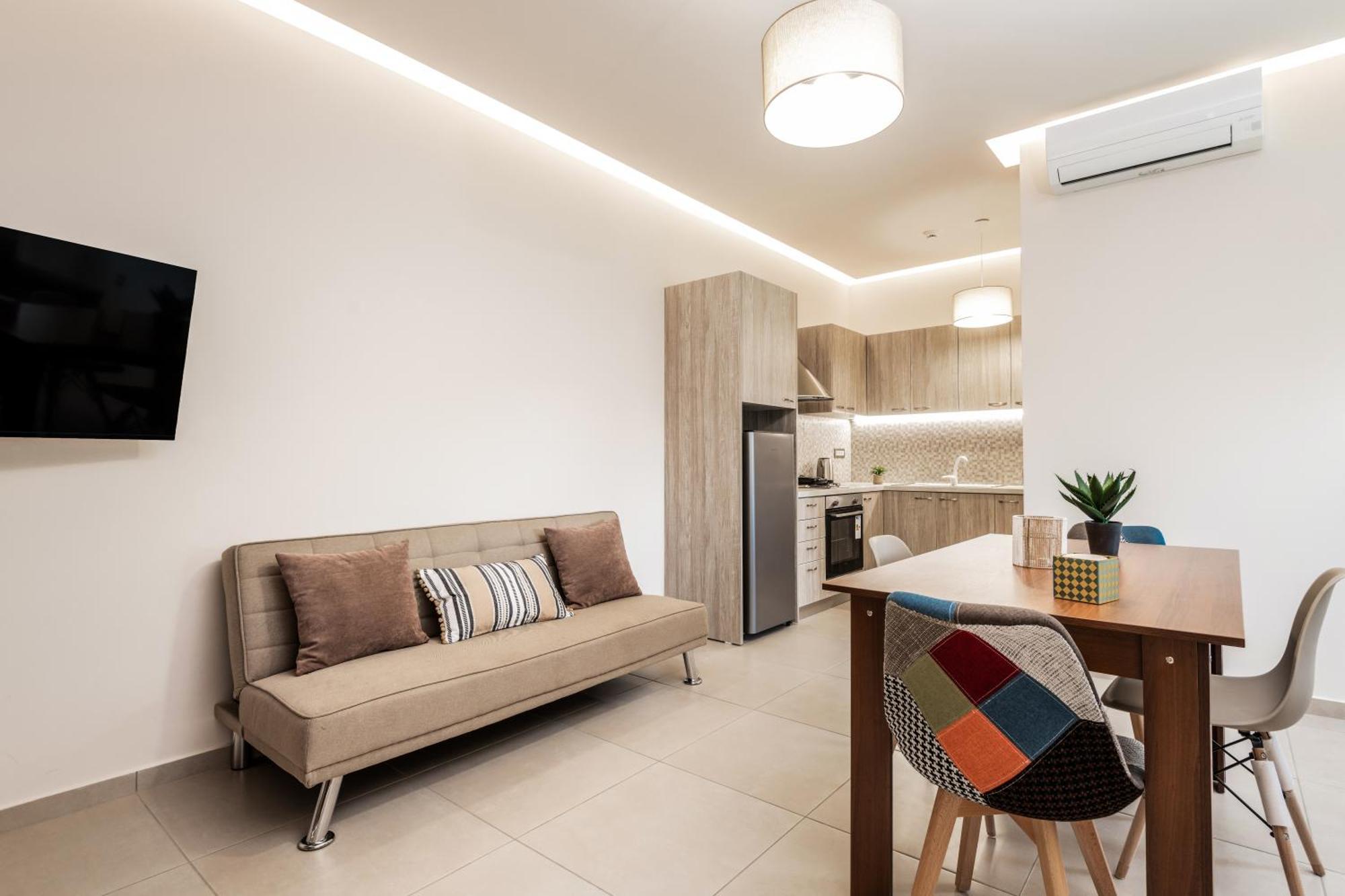 Katsaros Luxury Apts II 5 Min Walk To Beach Planos Exterior foto